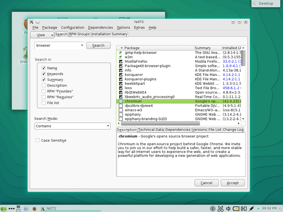 OpenSUSE-Package-Manager
